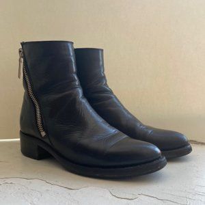 Women's Frye Demi Leather Block Heel Boots